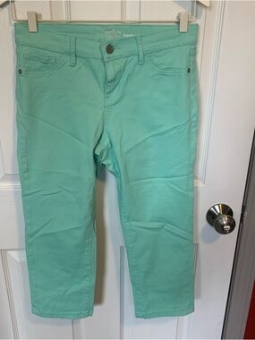 Soho Mint Green Cropped Legging Jeans